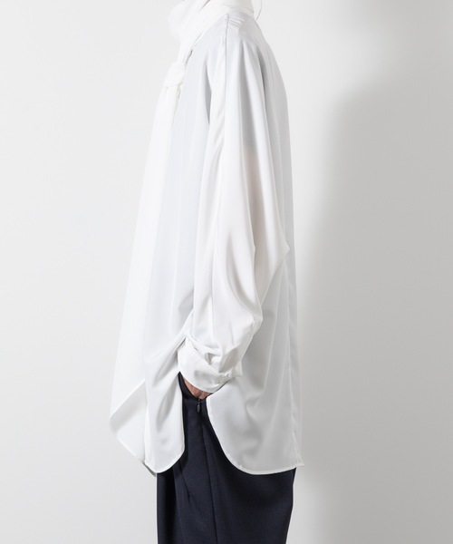 ATO シャツ Crepe de Chine SCARF SHIRT メンズ : ZOZOTOWN