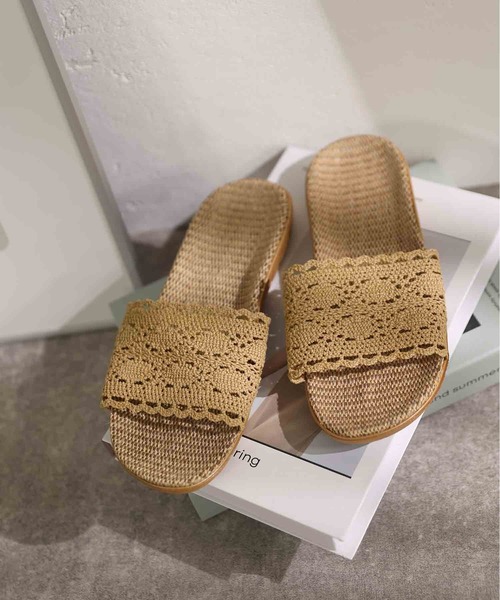 ElegChic サンダル レースサンダル レディース : ZOZOTOWN Yahoo