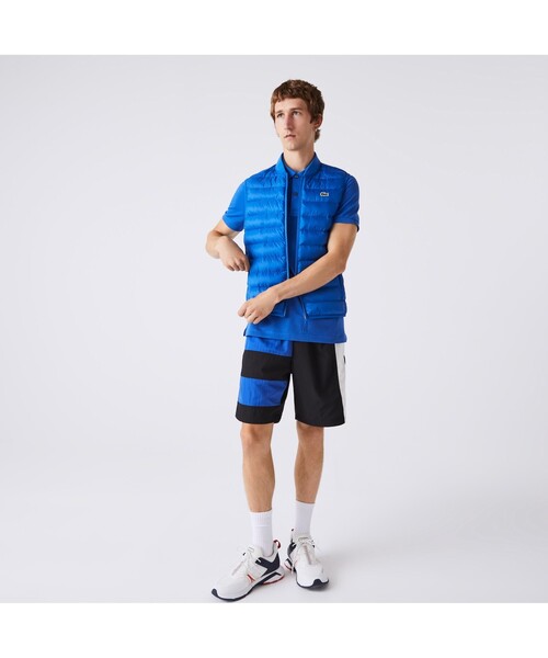 ラコステ(LACOSTE)綿入りベストと薄手撥水コートのセット LACOSTE（ラコステ） コート ジャケット 撥水中綿ジップアップベスト