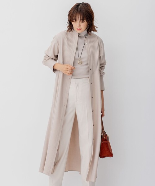 23区（ニジュウサンク） ワンピース 「CLASSY.コラボ/洗える」ウール