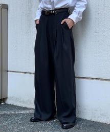 スラックス Toironier/トワロニエ/2Tuck Wide Pants メンズ｜ZOZOTOWN Yahoo!店