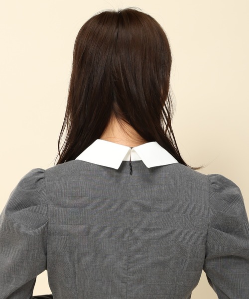MISCH MASCH ワンピース 2023秋冬新作襟付きマーメイド