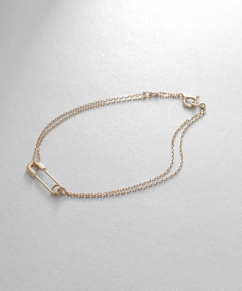COCOSHNIK（ココシュニック） ブレスレット K10セーフティピンモチーフ