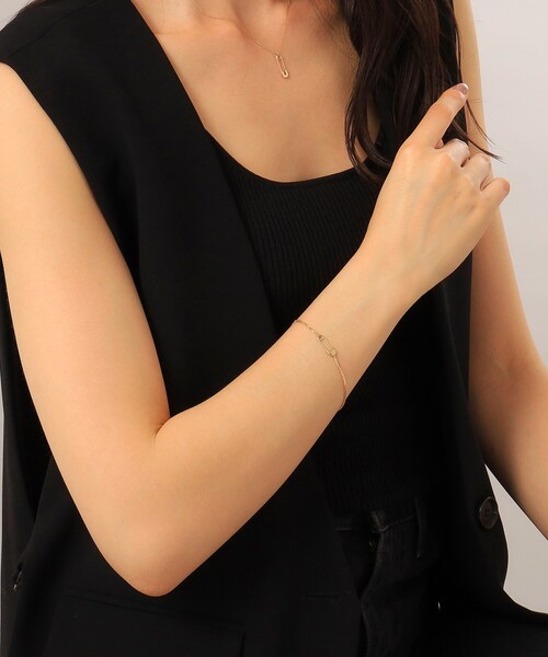 COCOSHNIK（ココシュニック） ブレスレット K10セーフティピンモチーフ