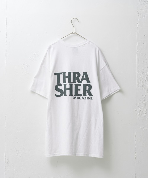 THRASHER（スラッシャー） tシャツ 「UNISEX」MAG BACK LOGO メンズ