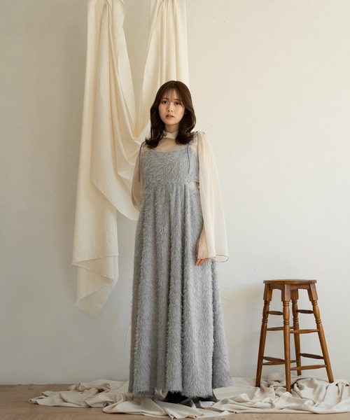 mideal ワンピース shaggy cut design cami onepiece / シャギー