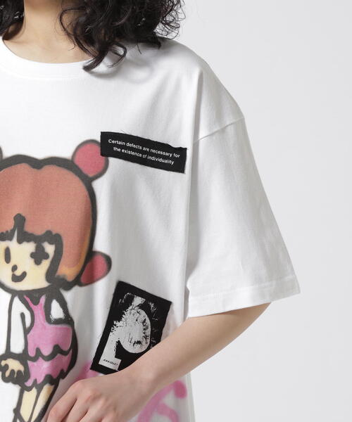 希少　guernikaゲルニカ　ペイントオーバーサイズTシャツ　大きいサイズ ROYAL FLASH tシャツ Guernika/ゲルニカ/SHINICHIROINUI×TEZUKA