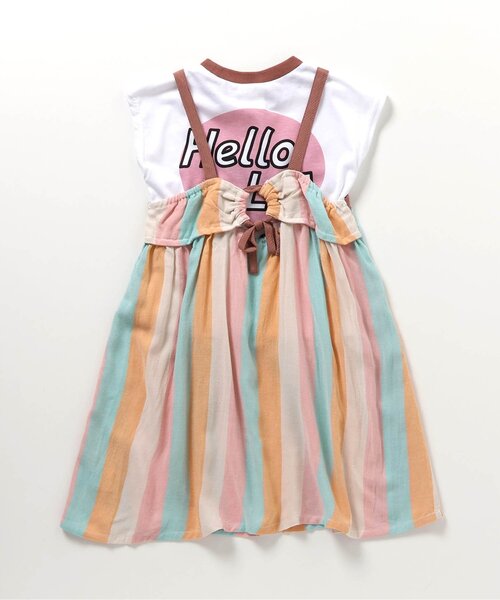 BREEZE ワンピース 「2Pセット」キャミワンピース×Tシャツ