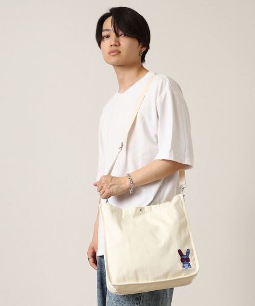 ViBe トートバッグ 「ViBe/ヴァイブ」キャンバス/デニム ロゴ刺繍2way