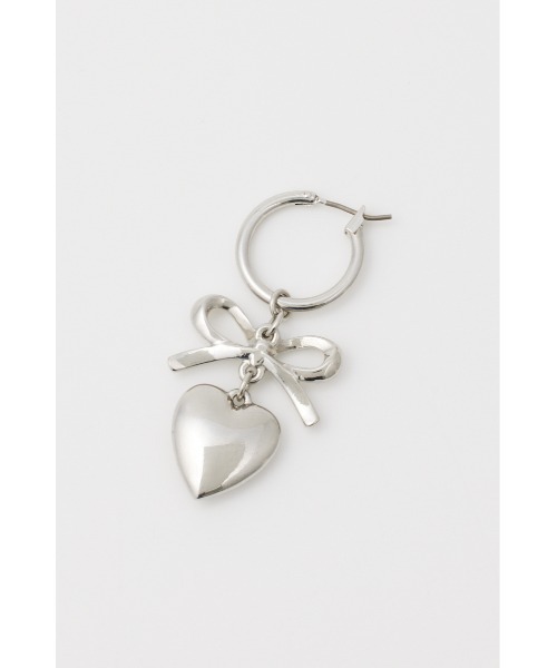 かず様 売約済　　vintage silver925 ピアス ハート リボン p397】リボンハートピアス silver925 - メルカリ