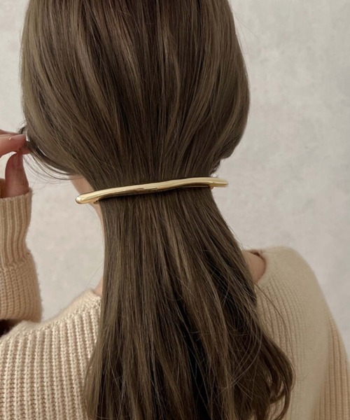 ヘアクリップ1 ARCHIVER ヘアクリップ ワンカラーシンプルバンスクリップ