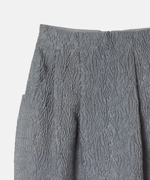 美品！ルシェル ブルー　ハイウエストコクーンスカート34 セール】ハイウエストコクーンスカート / High-Waisted Cocoon Skirt