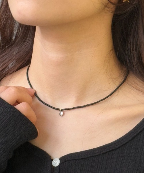GIUNON ネックレス mini heart beads necklace / ミニハート