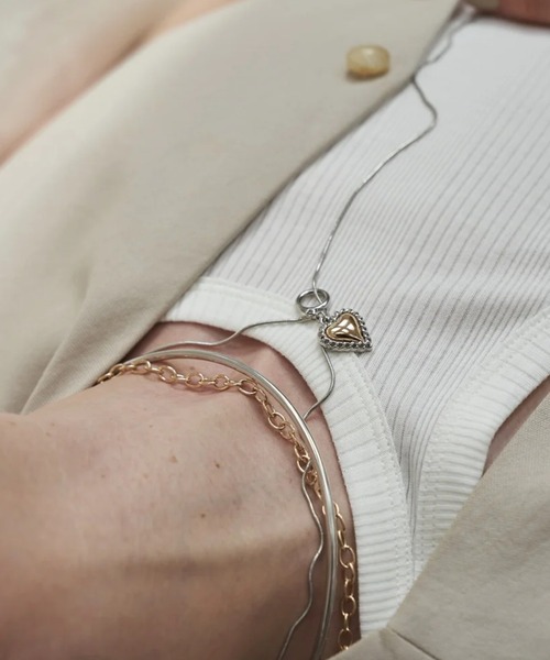LOHME ネックレス 「LOHME/ローム」Heart Snake Chain Necklace