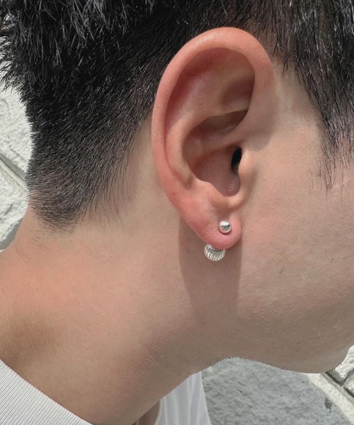 ATAKA Ball ピアス片耳 whoseA（フーシー） ピアス 「silver925」StabOneearPierce5mmSV
