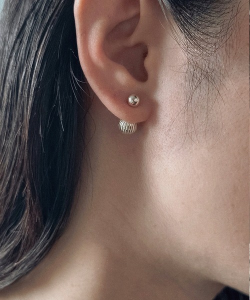 ATAKA Ball ピアス片耳 whoseA（フーシー） ピアス 「silver925」StabOneearPierce5mmSV
