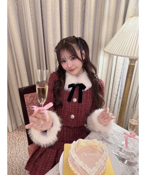 Me roir プリーツラメツイードスカート Me roir スカート プリーツラメツイードスカート : ZOZOTOWN