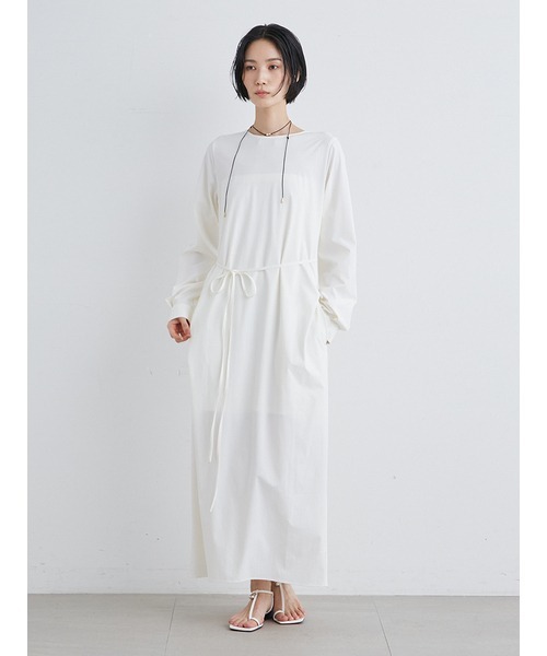 MIESROHE 「MIESROHE」 長袖ワンピース 0 ホワイト レディース  