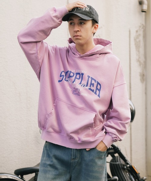 SUPPLIER パーカー SUPPLIER/サプライヤー Vintage Wash College