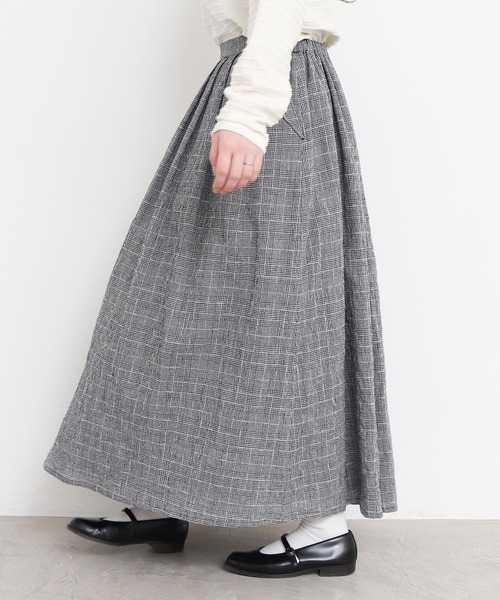 スカート l'atelier du savon AMBIDEX Store ○FISH ジャカード スカート(F クロ): l'atelier