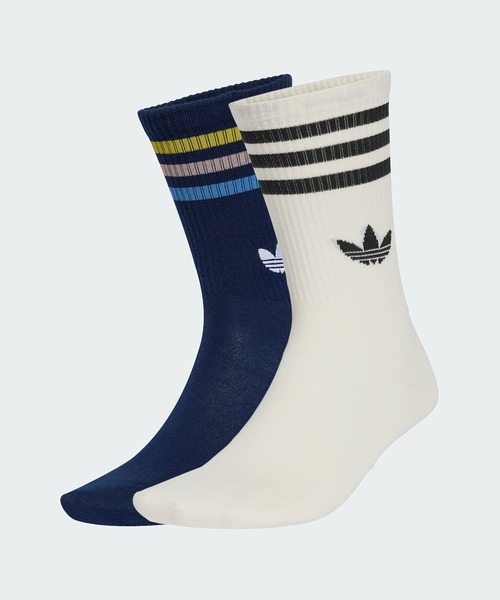 てなグッズや Originals 靴下 adidas × クルーソックス2足組 London Liberty メンズウェア