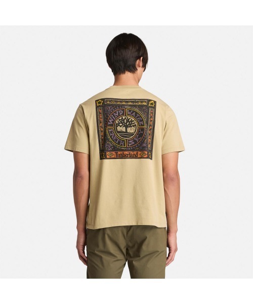 Timberland tシャツ メンズ 半袖 WWES バック グラフィック T