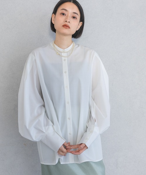 A part by（アパートバイ） ブラウス シャツ ソデコンシャススタンド