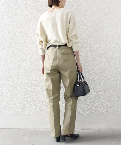 チノパン 「SHIPS any別注」Dickies:「洗濯機可能」874 T/C ツイル チノパンツ レディース | Dickies | 12