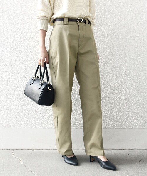 チノパン 「SHIPS any別注」Dickies:「洗濯機可能」874 T/C ツイル チノパンツ レディース | Dickies | 16