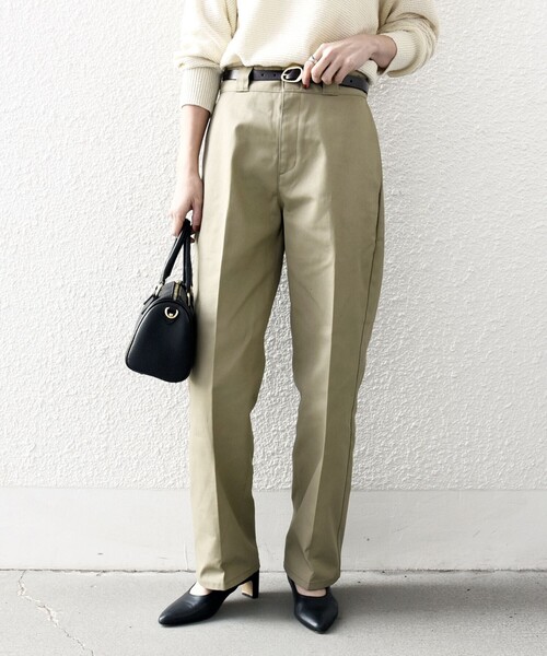 チノパン 「SHIPS any別注」Dickies:「洗濯機可能」874 T/C ツイル チノパンツ レディース | Dickies | 17