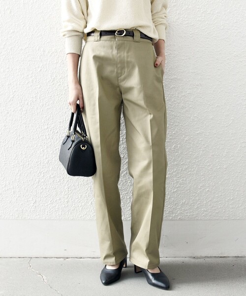 チノパン 「SHIPS any別注」Dickies:「洗濯機可能」874 T/C ツイル チノパンツ レディース | Dickies | 19