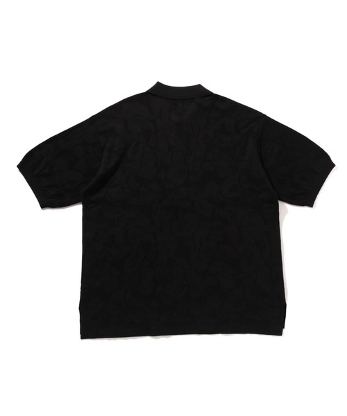 A Bathing Ape ブラックポロシャツ A BATHING APE(アベイシングエイプ) ポロシャツ ブラック サイズ