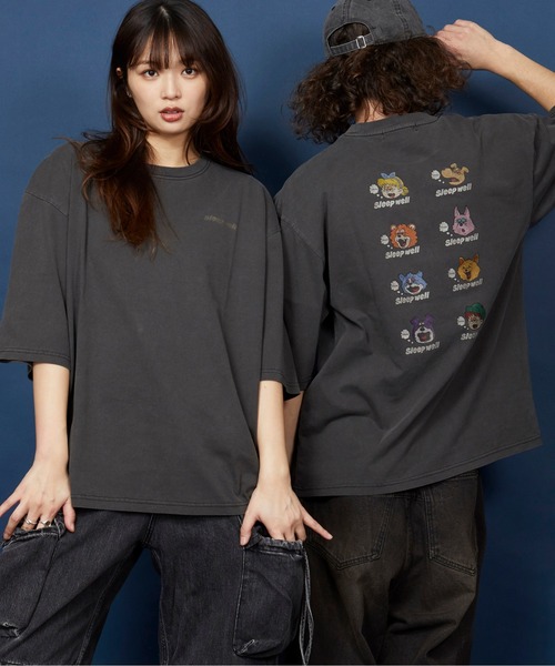 ちゃんみな　Tシャツ　Lサイズ　ヴィンテージ加工のピグメントボディ ちゃんみな Tシャツ Lサイズ ヴィンテージ加工のピグメントボディ
