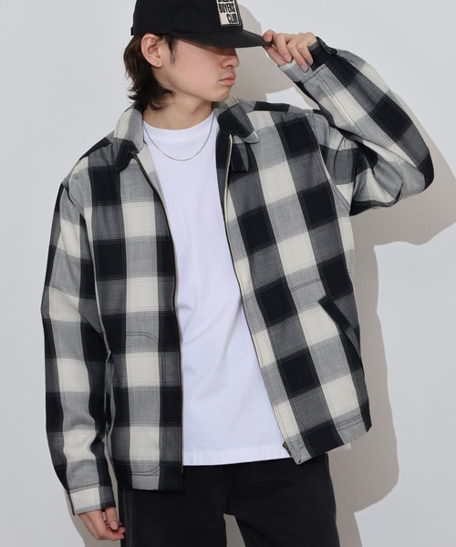 BIG MIKE（ビッグマイク） ブルゾン アウター レーヨン混 オンブレ