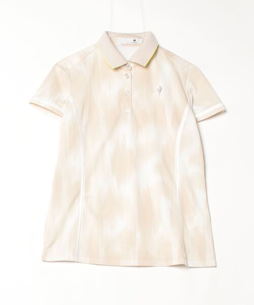 tシャツ 「RIJOUME」カーブラインハーフスリーブシャツ 夏柄 レディース
