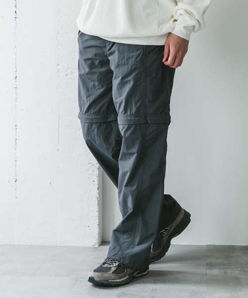 お値下げ　URBAN RESEARCH DOORS パンツ URBAN RESEARCH DOORS パンツ ナイロンタッサー デタッチャブル