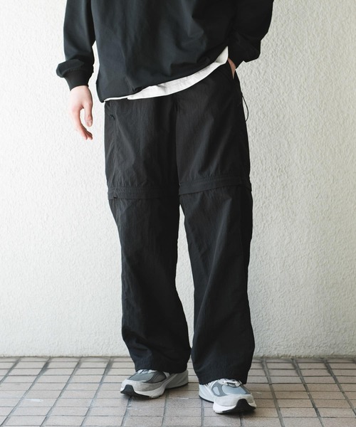 お値下げ　URBAN RESEARCH DOORS パンツ URBAN RESEARCH DOORS パンツ ナイロンタッサー デタッチャブル