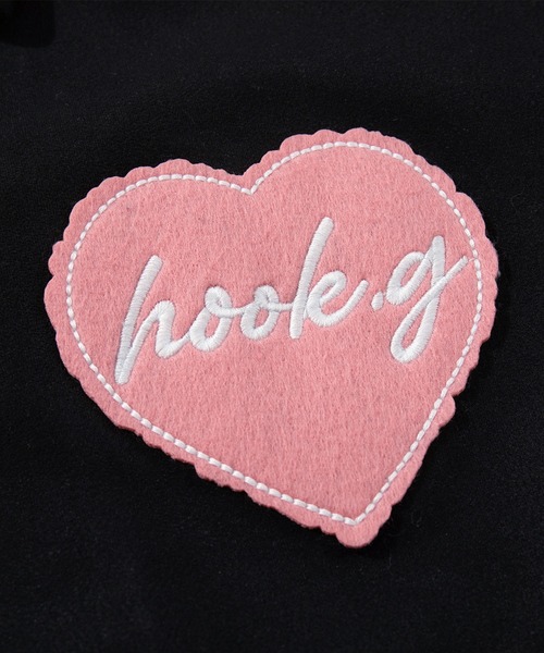 カバーオール 「HOOK」for girls チェリー刺繍チュールリボン付き