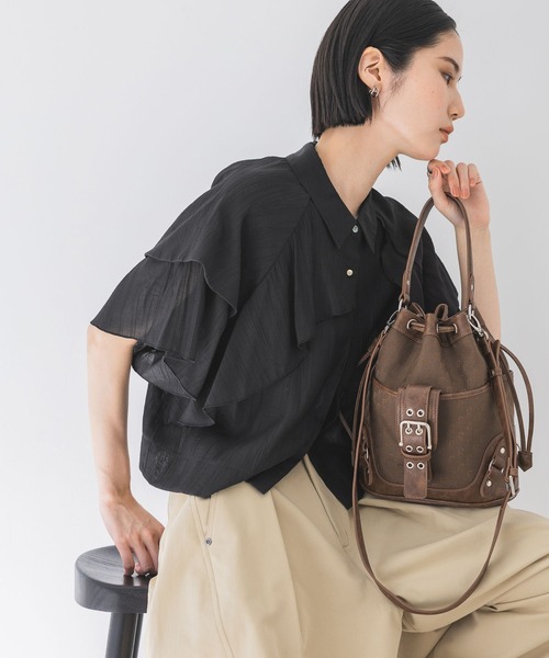ANAYI キンチャク　バッグ JEANASIS ショルダーバッグ バッグ アンティークキンチャクBAG