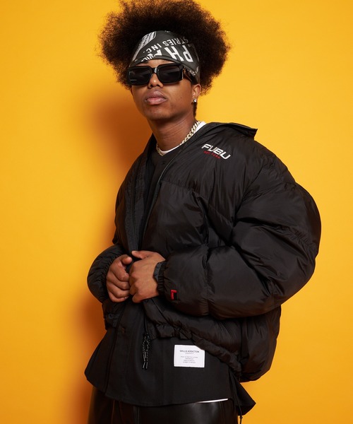 「FUBU」 ブルゾン L ブラック メンズ_画像8