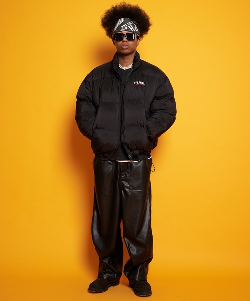 「FUBU」 ブルゾン L ブラック メンズ_画像9