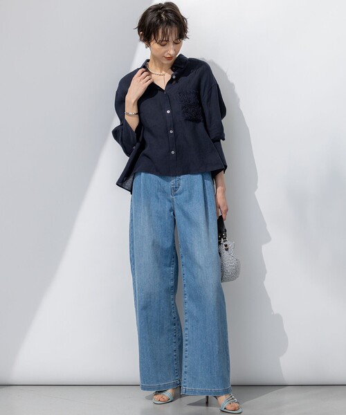 23区 ジーンズ デニム デニムパンツ 「Oggi6月号掲載/接触冷感