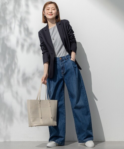 23区 ジーンズ デニム デニムパンツ 「Oggi6月号掲載/接触冷感