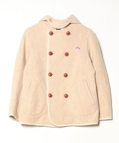 DANTON ウールコート ジャケット　サイズ34 ベージュ Danton（ダントン） コート 34 ベージュ レディース : ZOZOTOWN Yahoo