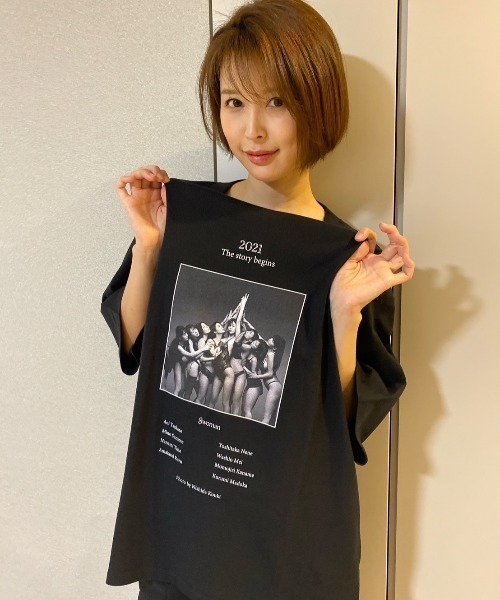 tシャツ 「ZOZOTOWN限定」LHP×momo/Organic cotton graphic logo T (Ladys)/lhpmom レディー L.H.P tシャツ 「ZOZOTOWN限定」LHP×momo/Organic cotton