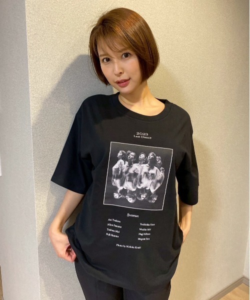 L.H.P tシャツ 「ZOZOTOWN限定」「8woman」Organic cotton Print