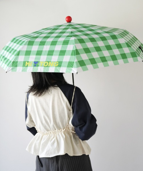 FORME 晴雨兼用折りたたみ日傘　ギンガムチェック 51Yks9SMOYL._AC_SX466_.jpg