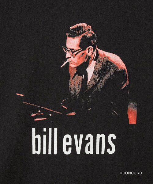 BEAUTY & YOUTH 別注　Bill Evans Tシャツ John Coltrane × BEAUTY&YOUTH＞フォト プリント Tシャツ 1