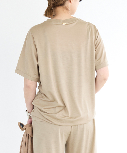 タイムセール中！定価以下 Prime wool jersey Tシャツ Prime wool jersey Tシャツ（Tシャツ/カットソー）｜Deuxieme