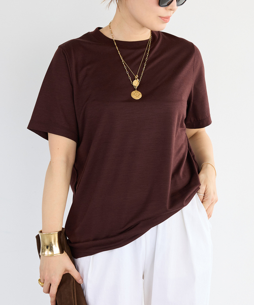 Deuxieme Classe tシャツ *Prime wool jersey Tシャツ